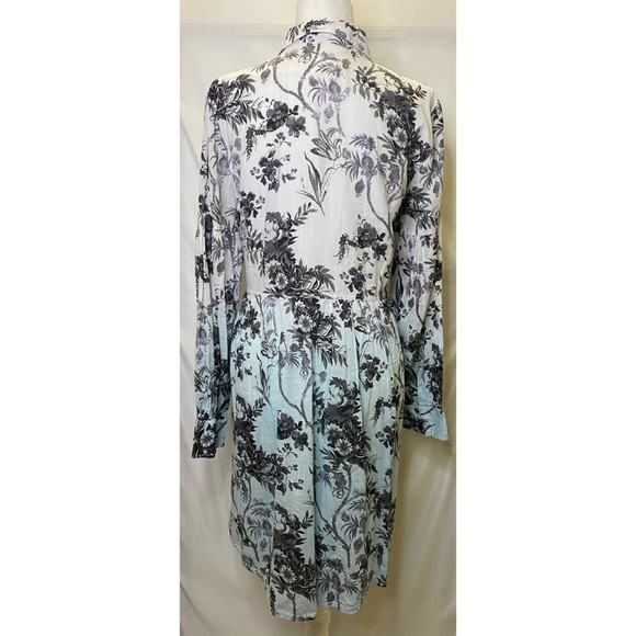 By Anthropologie Lavinia Embroidered Shirt Dress - Picture 3 of 12